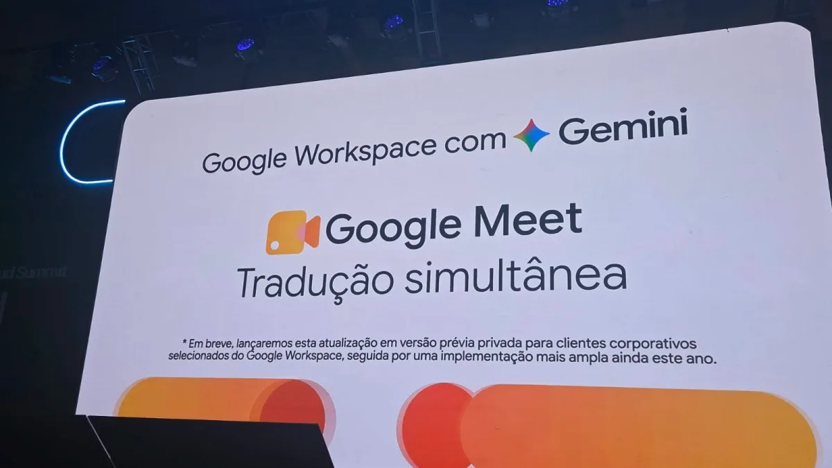 Google Meet ganha tradução simultânea de português para espanhol