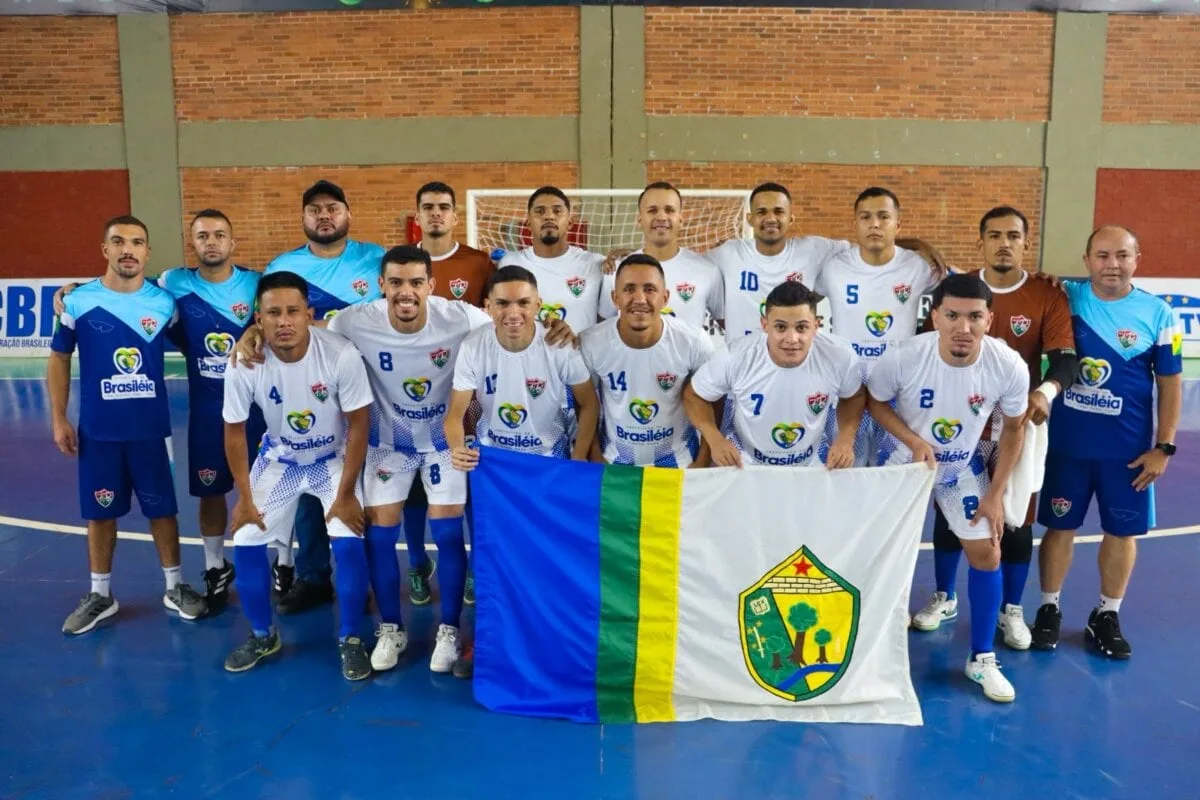 Brasiléia estreia com vitória na Taça Brasil de Futsal e volta ao cenário nacional após 20 anos