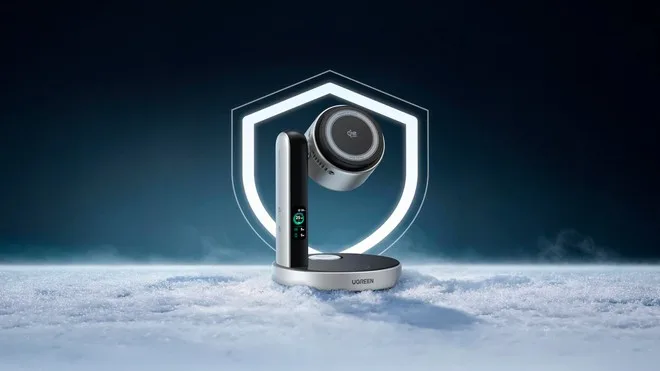 UGREEN lança carregador 3 em 1 com QI2.2 de 25 W, tela inteligente e preço agressivo