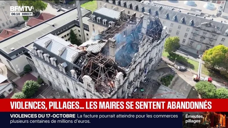 Monuments pillés, destructions... la colère des maires de France face à l'ampleur des dégâts
