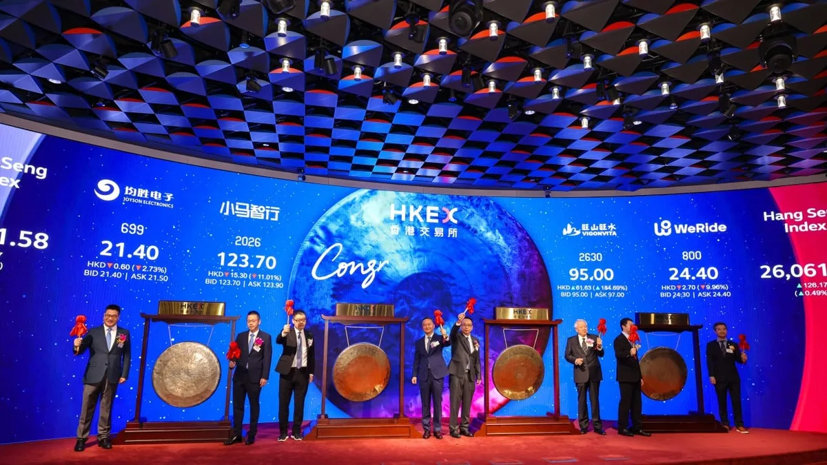 HKEX Tech 100 adds Pony AI, WeRide in index revamp targeting AI stocks