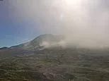 Mount St Helens triggers aviation warnings after winds whip up old volcanic ash into the skies