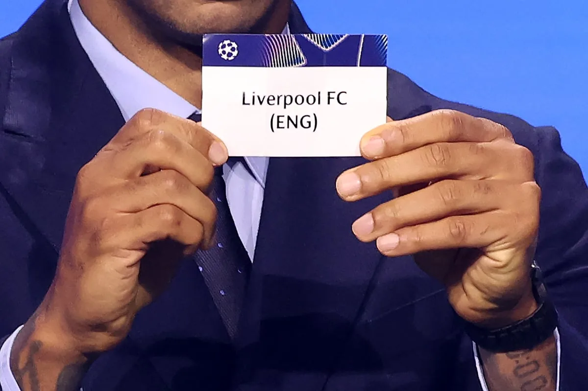 Champions League draw: Liverpool handed Curtis Jones reunion and Atletico Madrid test in league phase