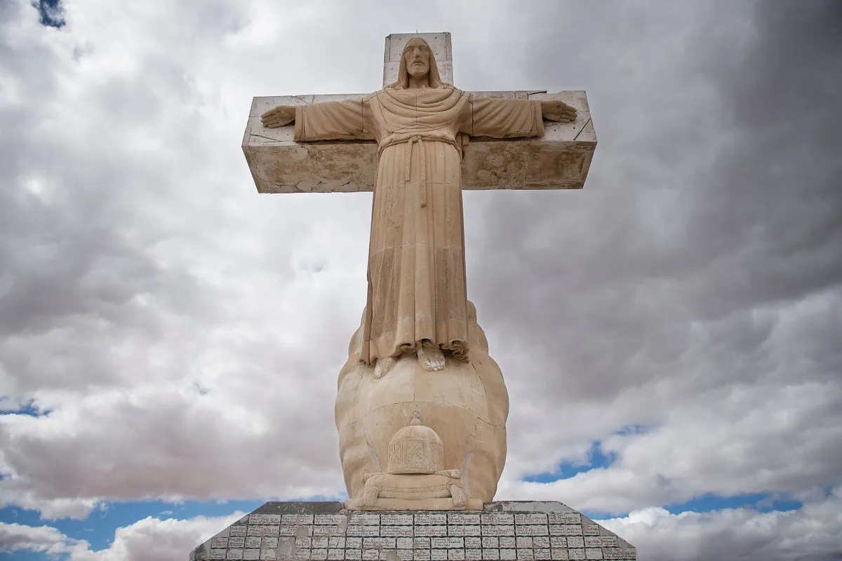 Why Trump is picking a fight with a 29-foot-tall Jesus standing in America’s Southwest