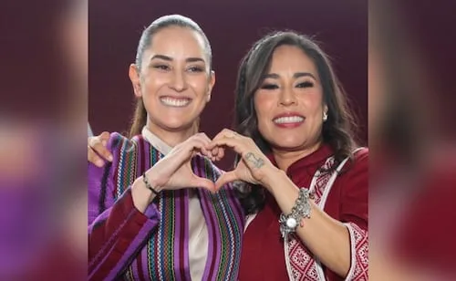 Senadora morenista, Simey Olvera, desata polémica; rinde su segundo informe acompañada de imitadora de Claudia Sheinbaum