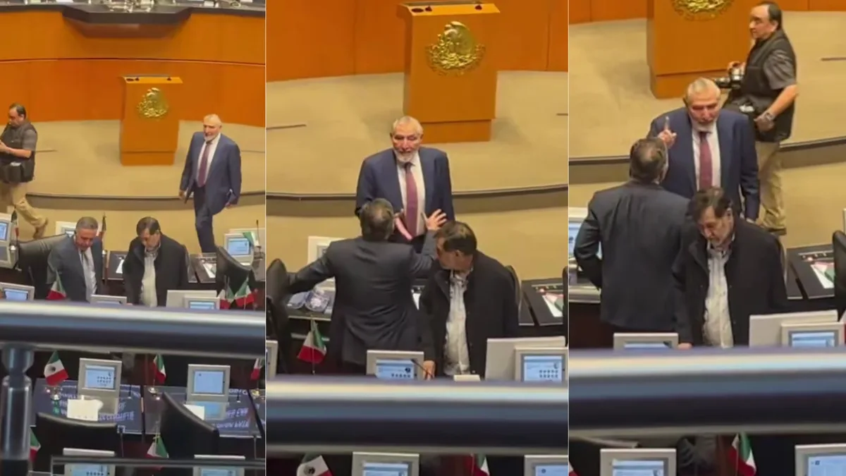 Así fue como Adán Augusto López le dio la bienvenida a Enrique Inzunza tras su regreso al Senado
