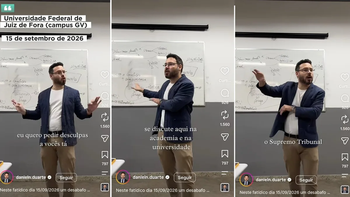 “Me sinto um palhaço dando aula de processo penal nesse país”, diz professor após sessão do STF