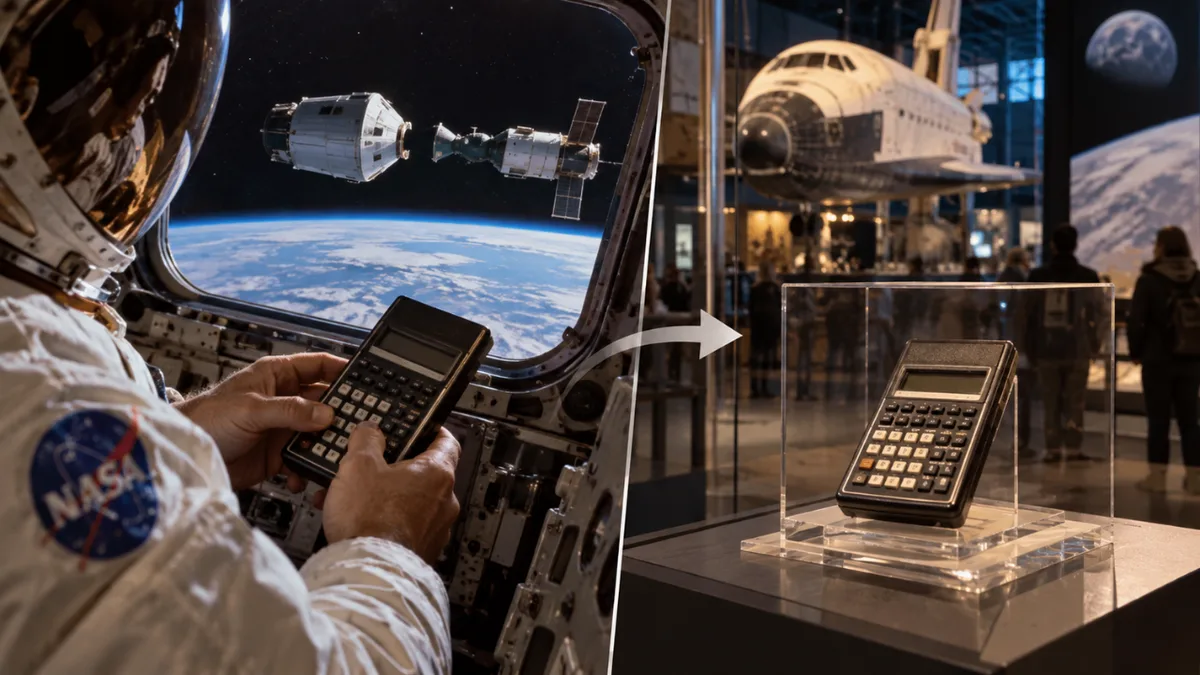 Nasa’s Apollo-Soyuz pocket calculator reached the Smithsonian 37 years after its 1975 mission