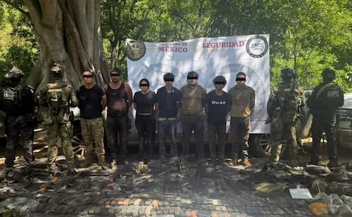 Caen 9 presuntos integrantes del Cártel de Sinaloa; Harfuch reporta agresión armada contra elementos