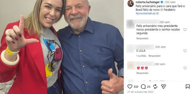 Lula diz tirar fotos com inúmeras pessoas e que não tem relação com Roberta