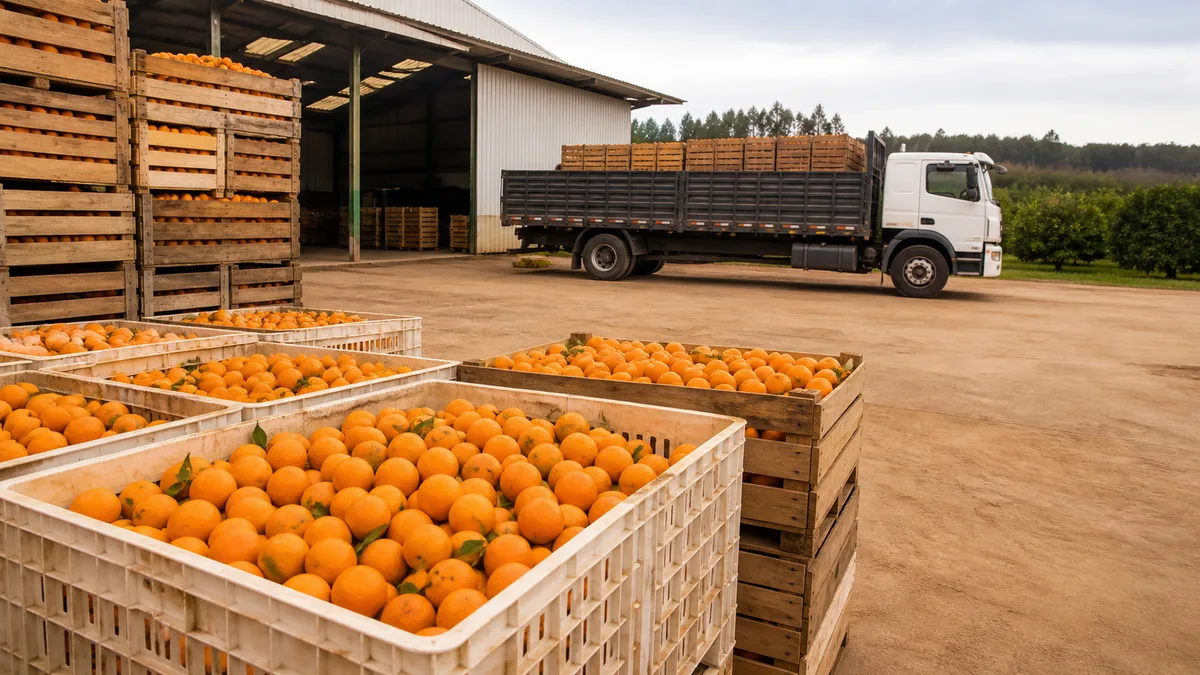 Conab marca leilões de apoio ao escoamento de laranja para quinta-feira