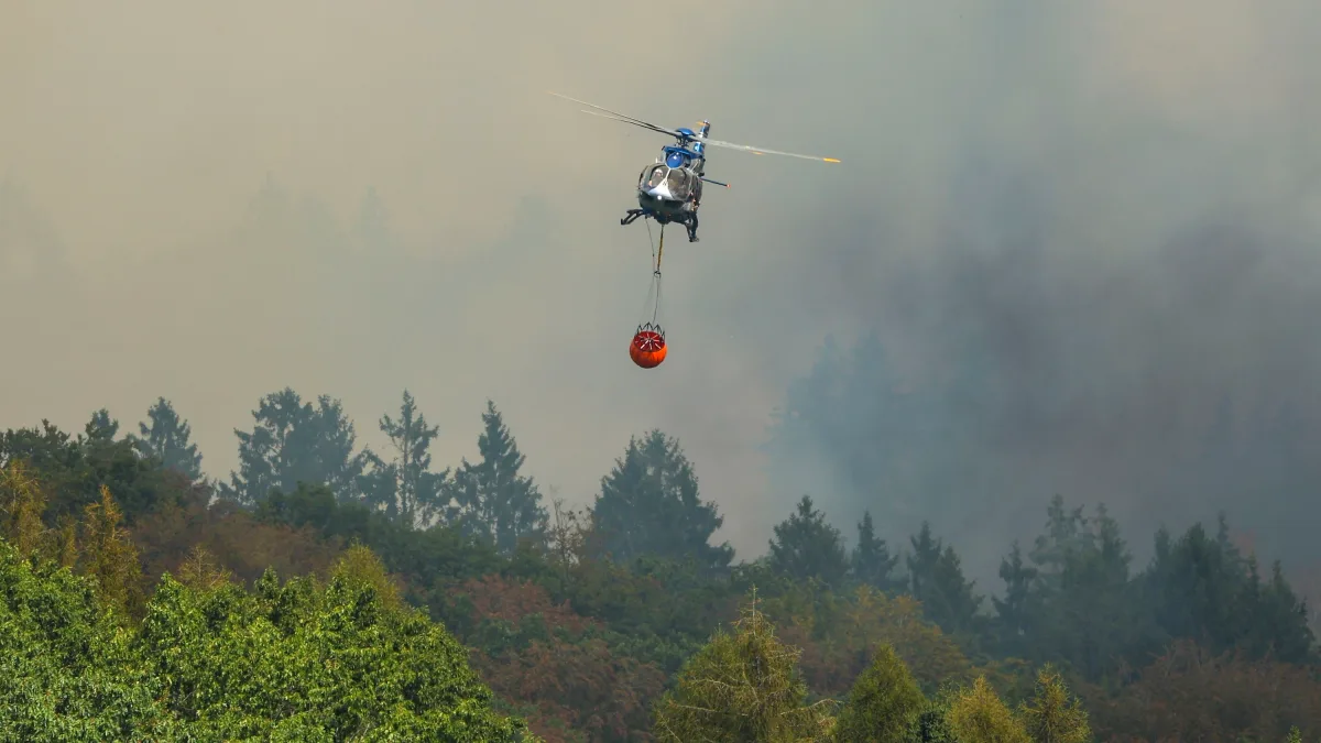 Brand im Hürtgenwald: „Größter Waldbrand in der Geschichte Nordrhein-Westfalens“