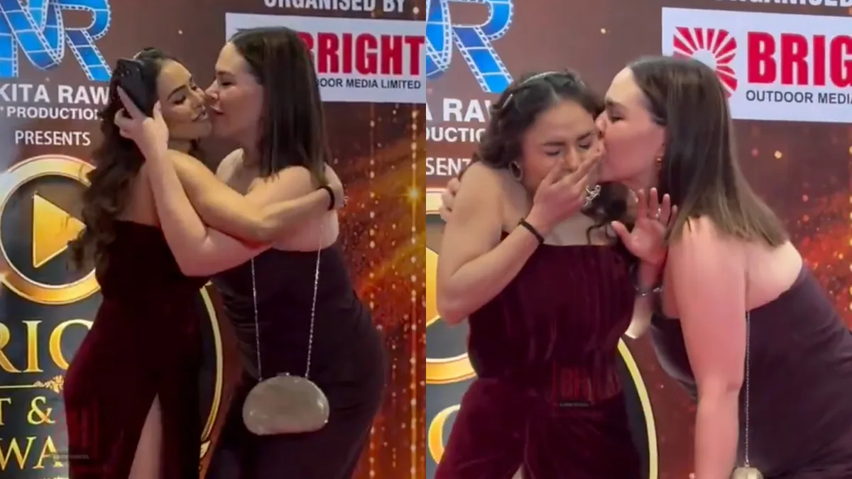 Atriz Nikita Rawal fala pela 1ª vez após ser agarrada e beijada à força por fã em evento na Índia Atriz Nikita Rawal fala pela 1ª vez após ser agarrada e beijada à força por fã em evento na Índia
