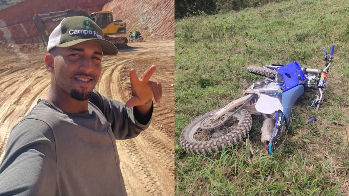Jovem morre ao ser atingido pela própria moto em acidente durante trilha no ES