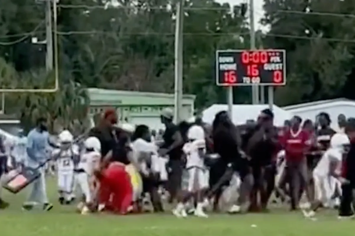 Massive brawl at 8-year-old’s football game sparks investigation into whether adults were sports betting on the kids