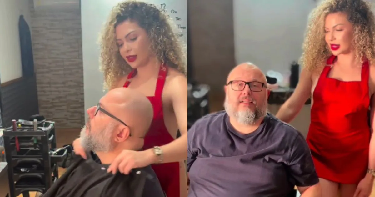 Homem careca viaja mais de 200 km para ser atendido em barbearia nudista de Florianópolis: ‘Valeu a pena’