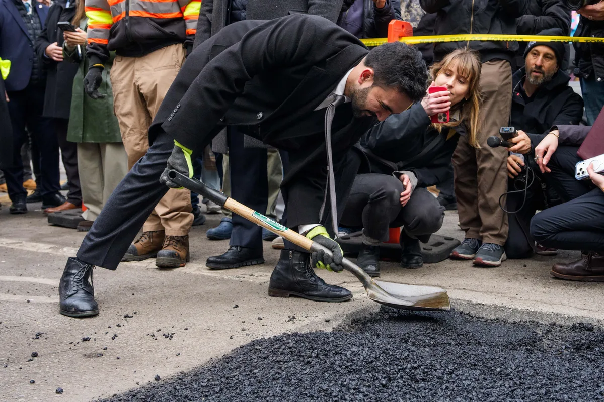 How do you rebuild trust in the government? One pothole at a time.