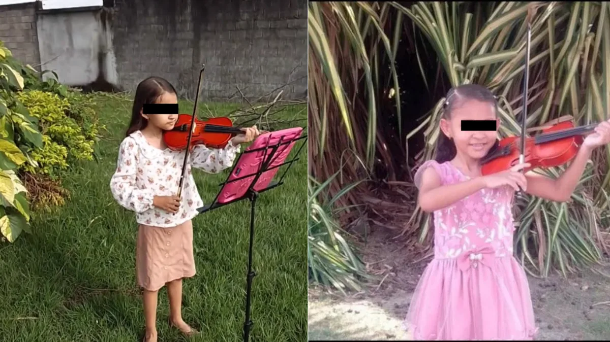 ¿Quién era Romina Rivera? La niña violinista que tocó ante el papa León XIV y murió a los 9 años