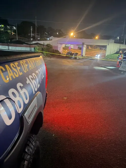 Driver found dead with stab wounds after Effingham Road collision