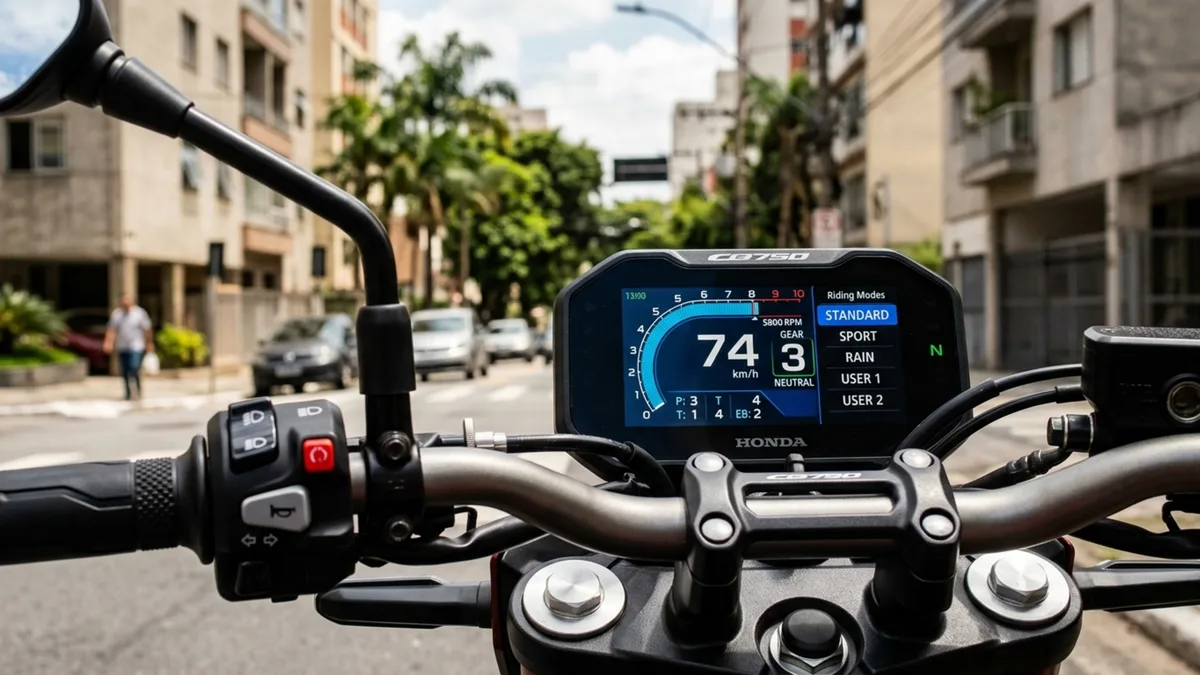 Honda coloca 69,3 cv em nova Hornet de R$ 53.694 com 5 modos de pilotagem e controle contra empinadas
