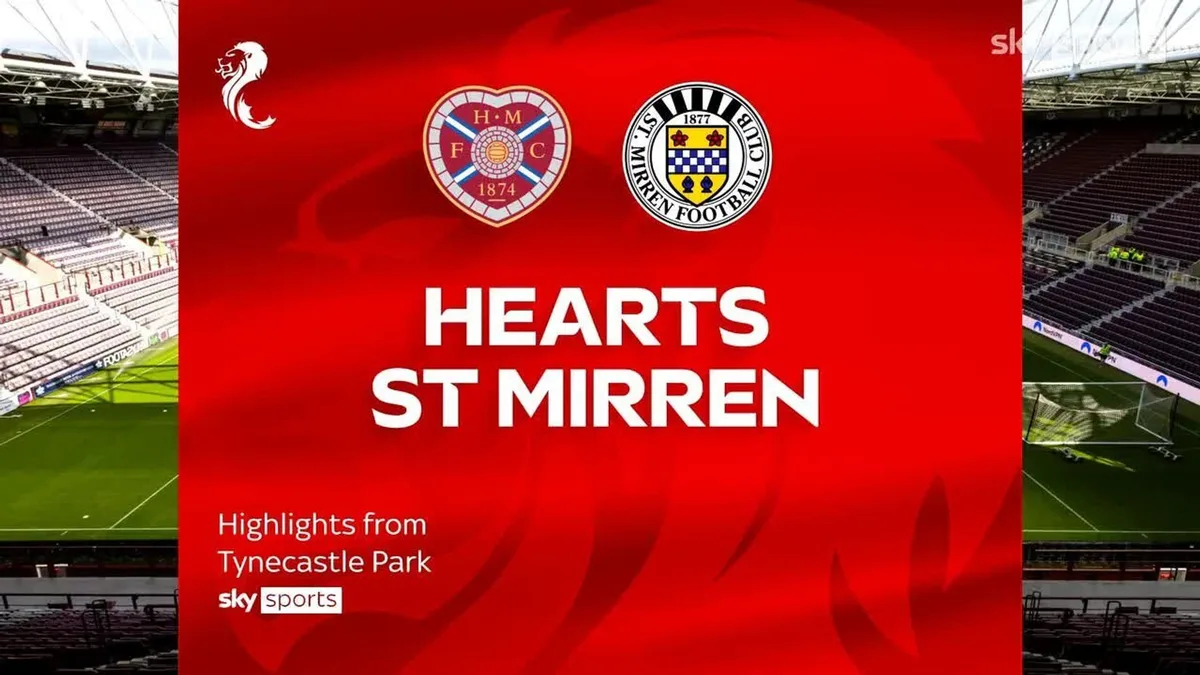 Hearts 5-0 St Mirren