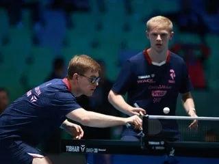 Championnats d’Europe de tennis de table. Les frères Lebrun se hissent en demies du double et s’assurent une médaille