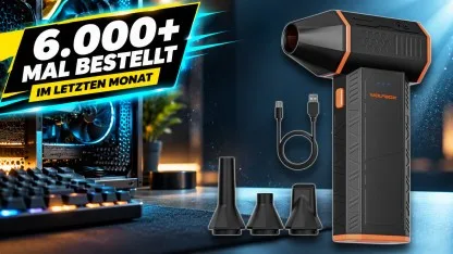 Anzeige: Amazons Nr. 1 für nur 36 Euro - dieser kleine Luftbläser ist erstaunlich vielseitig