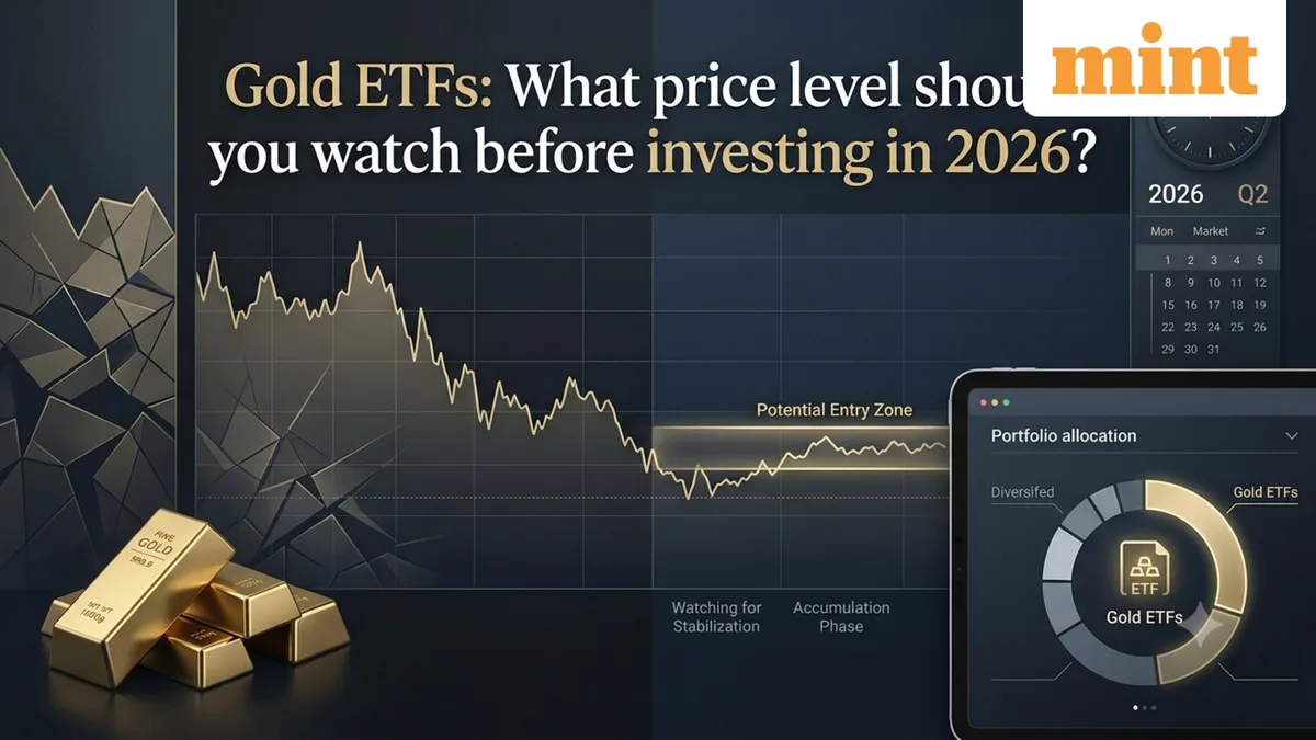 Gold ETFs: After a 5% fall in 2026, what price level offers a buying opportunity? Mutual fund investors take note