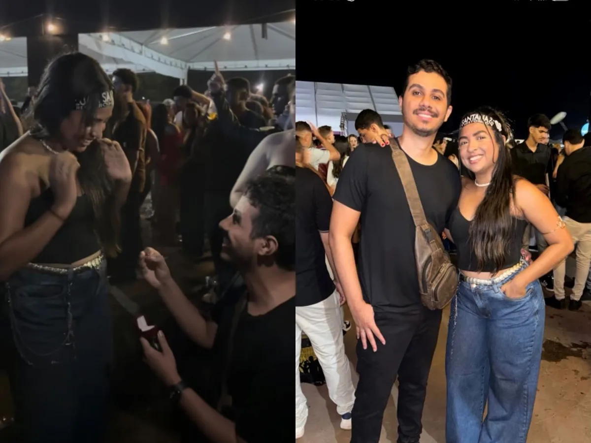 Pedido de casamento durante show de Luan Santana emociona professora no TO; VÍDEO