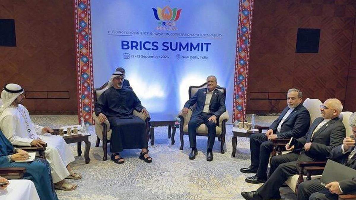 Iran President meets Abu Dhabi Crown Prince amid West Asia hostilities