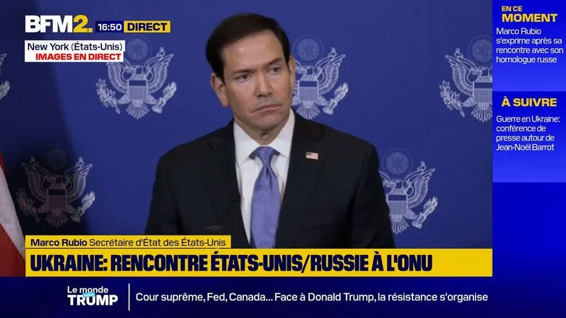 "Cessez-le-feu énergétique" entre l'Ukraine et la Russie: "Cela ne résout pas la guerre", déclare Marco Rubio