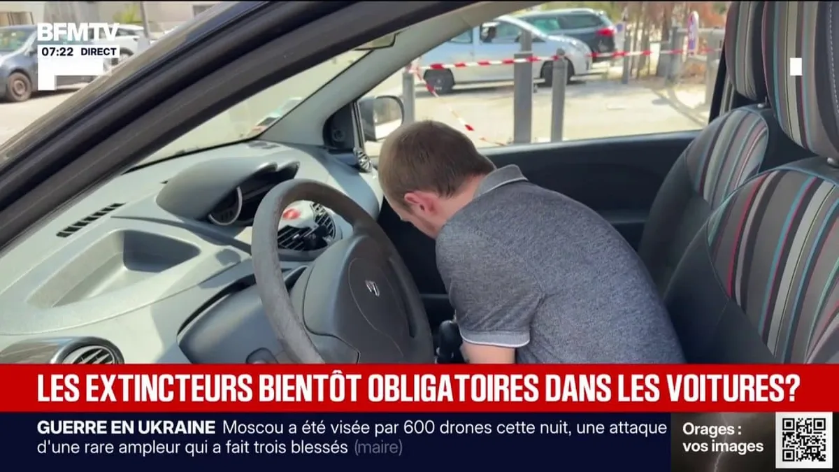 Incendies: les extincteurs bientôt obligatoires dans les voitures?
