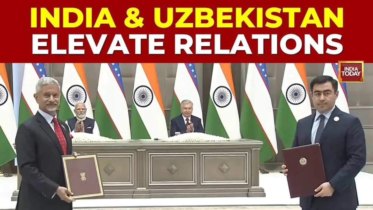 India, Uzbekistan Elevate Strategic Ties, Boost Defense Cooperation & Set $5B Trade Target By 2030