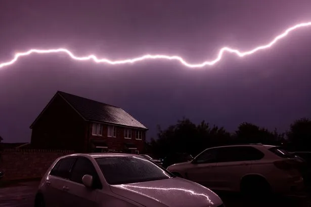 Met Office names areas facing lightning and hail on Wednesday – 33 counties at risk