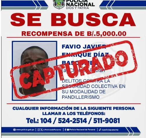 Alias “Chombón”, uno de los más buscados de Panamá, fue capturado en Costa Rica