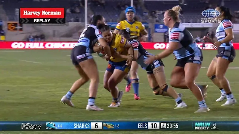 Eels winger beats three to score