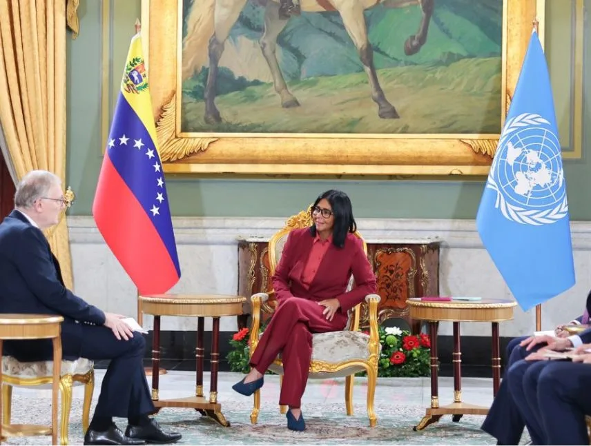 Presidenta (e) recibió a representante de Naciones Unidas