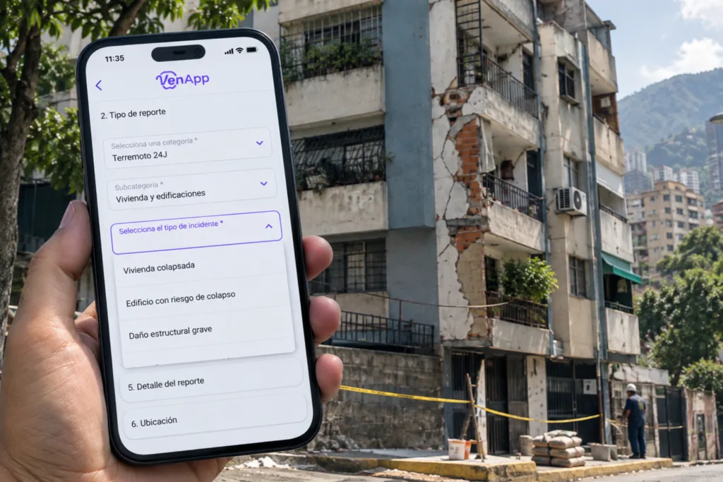 Así puedes registrar tu vivienda dañada por el terremoto en VEN App para solicitar ayuda