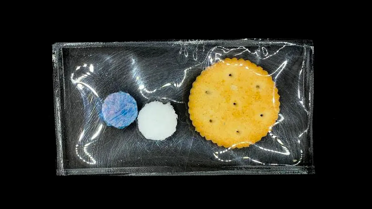 Sensor à base de amido muda de cor para indicar umidade em embalagens de alimentos