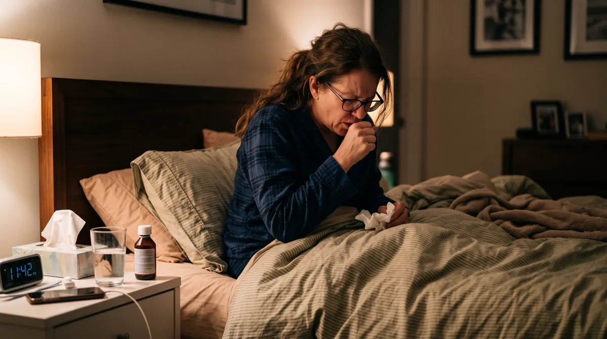 Tos que empeora por la noche: qué la provoca y cuándo deja de ser normal
