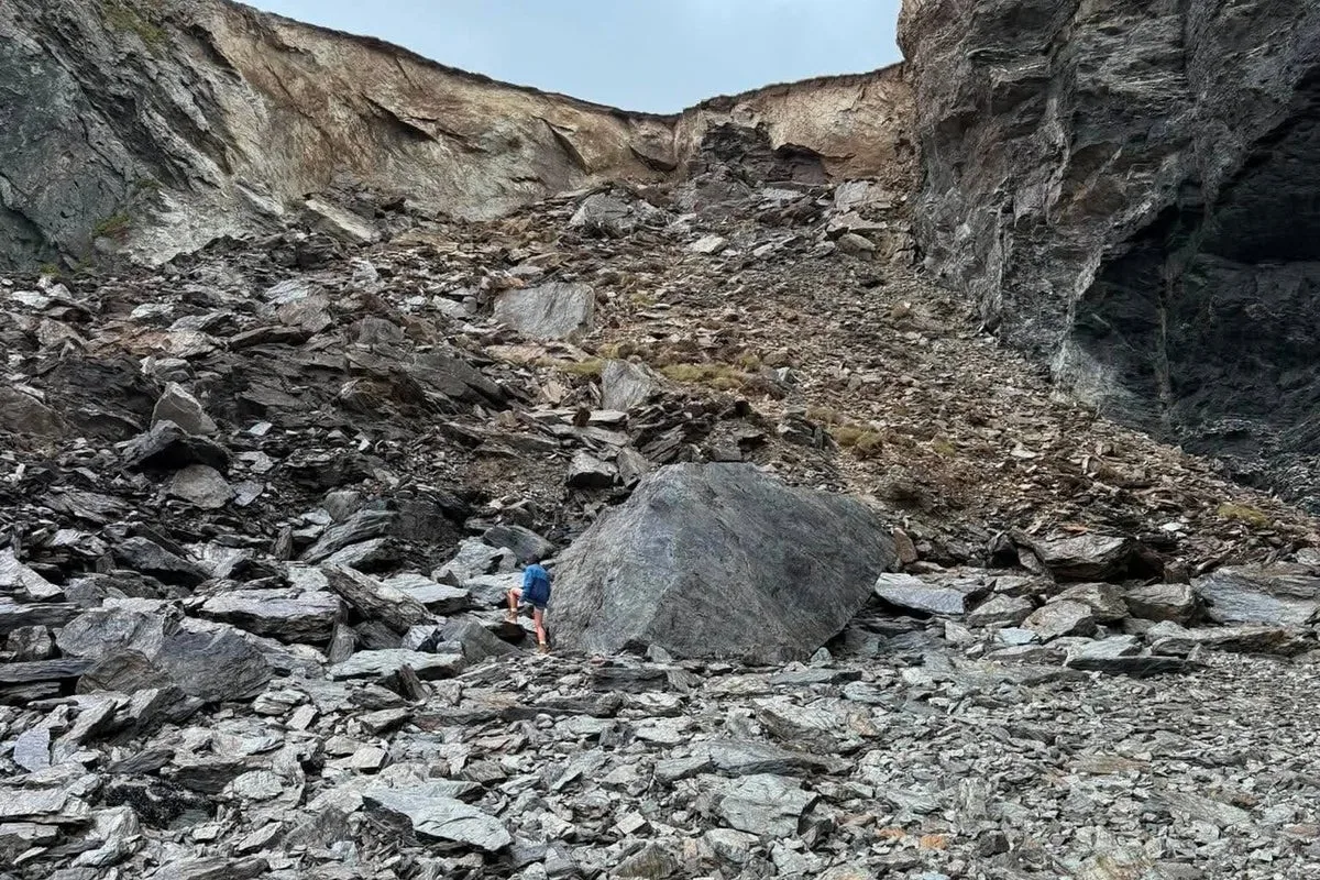 Beloved cave at popular UK beach made famous by Poldark destroyed after cliff fall