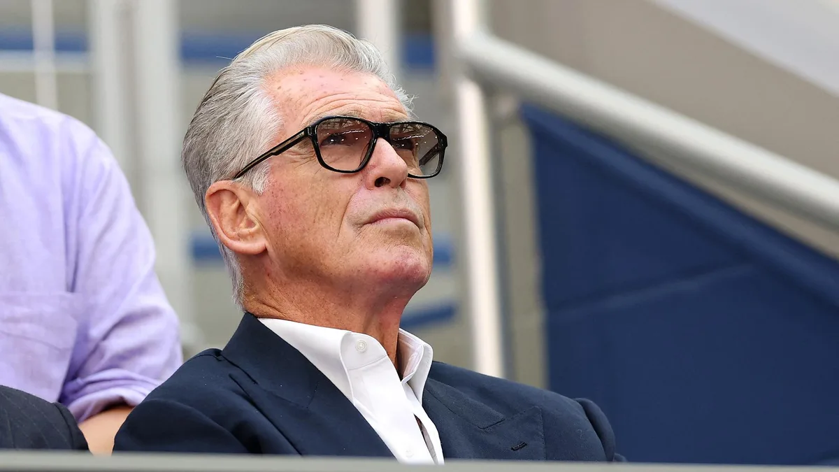 À la finale de l’US Open, le clin d’œil parfait du réalisateur à Pierce Brosnan