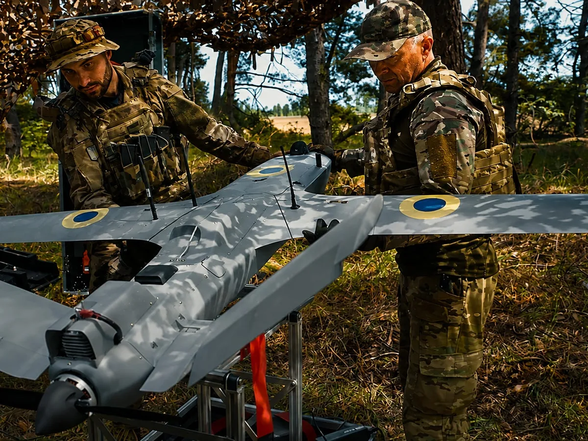 We followed a drone from UK factory to Ukraine front line