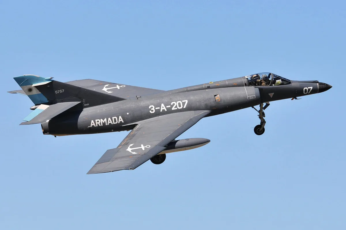 “El terror del Atlántico Sur”: los Super Etendard, los aviones que hicieron historia en Malvinas