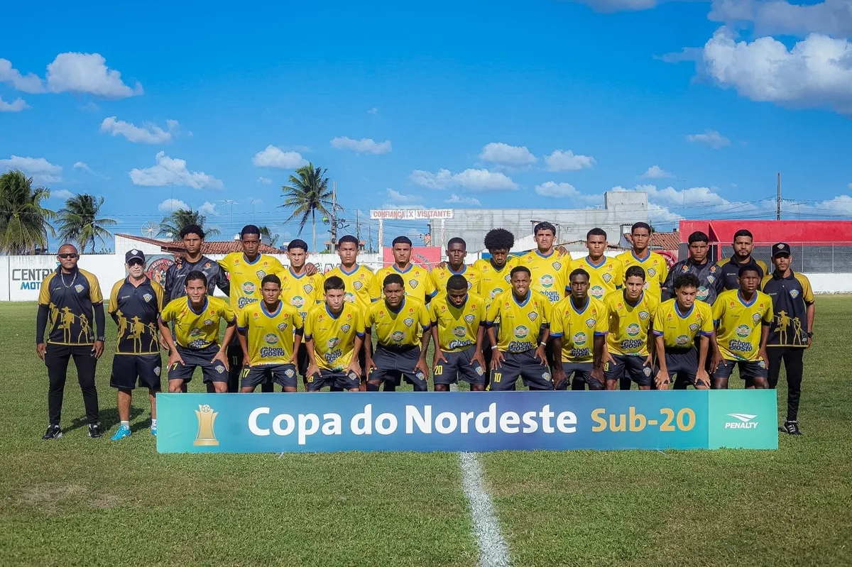 São Luís sofre virada para o Confiança-PB e está eliminado da Copa do Nordeste Sub-20