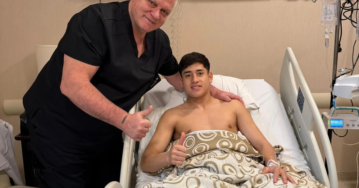 Las fotos de Tomás Aranda en el quirófano y el mensaje de Jorge Batista tras la operación: “Siempre se vuelve más fuerte”