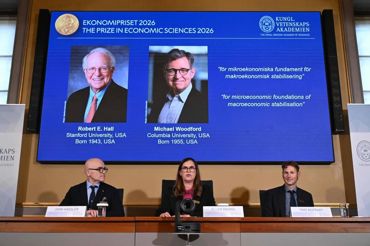 Robert Hall and Michael Woodford win 2026 Nobel economics prize
