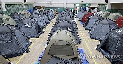 극한호우 7일째 거제·통영 691명 미귀가…대피생활 장기화 조짐