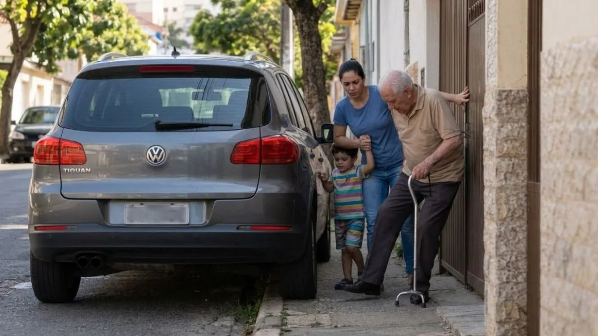Facilidade que custa caro: por que estacionar o carro na calçada em ruas apertadas nunca é permitido pelo CTB