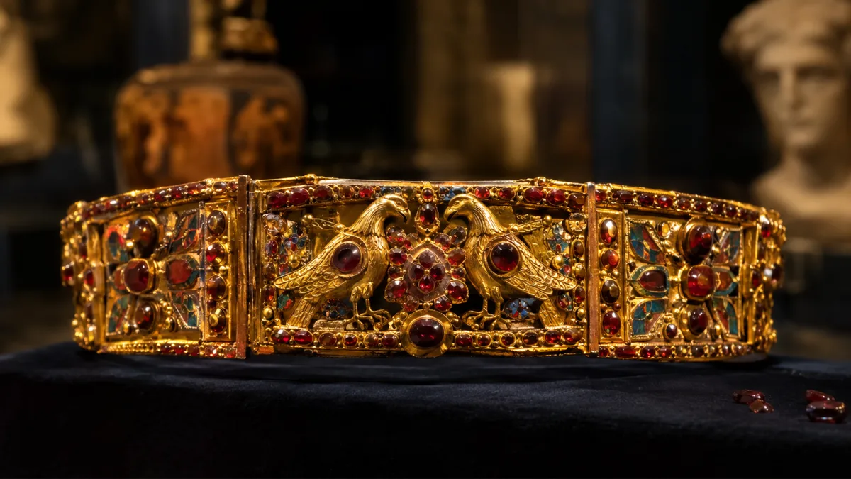 A Coroa de Kerch: A Diadema de Ouro e Granada de 1.600 anos que reescreveu um segmento do poder